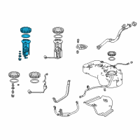 OEM 2013 Honda CR-V Filter Set, Fuel Diagram - 17048-TX4-000