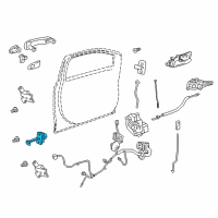 OEM 2017 Chevrolet Sonic Door Check Diagram - 42609743