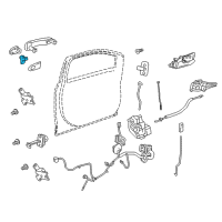 OEM 2020 Buick Encore Lock Cylinder Diagram - 20912091