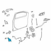 OEM 2018 Chevrolet Sonic Lower Hinge Diagram - 95493871
