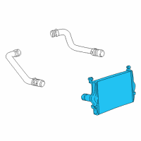 OEM 2003 Ford Excursion Intercooler Diagram - 3C3Z-6K775-AA