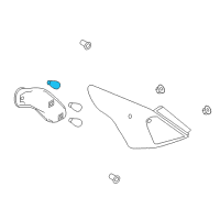 OEM Nissan Bulb Diagram - 26272-8992C