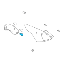 OEM 2016 Nissan Versa Bulb Diagram - 26271-8993A