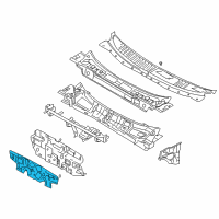 OEM 2004 Hyundai Tiburon Dash Panels Diagram - 841242D950