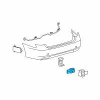 OEM Lexus LS460 Sensor, Ultrasonic, NO.1 Diagram - 89341-50060-A2