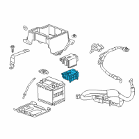 OEM 2017 Chevrolet Volt Junction Block Diagram - 23240733