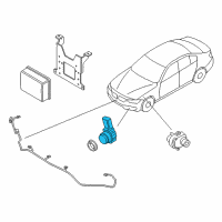 OEM 2013 BMW ActiveHybrid 3 Imperialblau Ultrasonic Transducer Diagram - 66-20-9-261-621