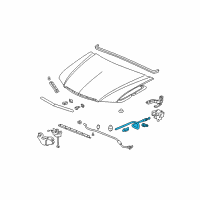 OEM Acura Wire Assembly, Hood Diagram - 74130-SEA-G01