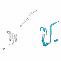 OEM Kia Amanti Tube & Hose Assembly Diagram - 254703F200DS