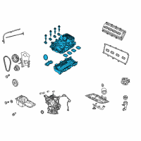 OEM 2008 Chrysler Aspen Engine Intake Manifold Complete Assembly Diagram - 5175896AB