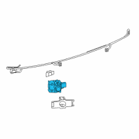 OEM Lexus CT200h Sensor, Ultrasonic Diagram - 89341-78010-D4