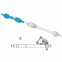 OEM 2013 Dodge Journey Front Drive Shaft Diagram - 68079565AB