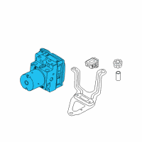 OEM 2016 BMW X6 Dsc Hydraulic Unit Diagram - 34-51-6-884-732