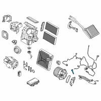 OEM 2002 BMW M3 Temperature Sensor, Heater/Evaporator Diagram - 64-11-6-930-015