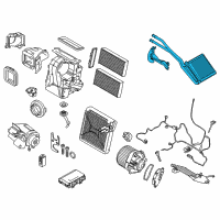 OEM 2021 BMW X2 Heater Radiator Diagram - 64-11-9-297-754