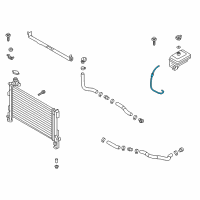 OEM 2016 Hyundai Sonata Hose Assembly-Water Diagram - 25450-E6100