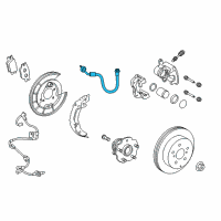 OEM 2018 Toyota RAV4 Brake Hose Diagram - 90947-A2081