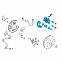 OEM 2013 Toyota RAV4 Caliper Assembly Diagram - 47830-0R030