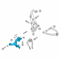 OEM 2018 Infiniti Q70 Transverse Link Complete, Left Diagram - 54501-1MD1A