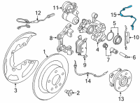 OEM 2018 BMW X2 PULSE GENERATOR, DSC REAR Diagram - 34-52-6-895-882