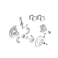 OEM 2004 Lexus LS430 Nut Diagram - 90179-26008