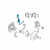 OEM Lexus SC430 Sensor, Speed, Rear LH Diagram - 89546-24020