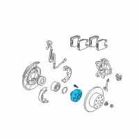 OEM 2001 Lexus GS300 Shaft Sub-Assembly, Rear Axle Diagram - 42301-30040