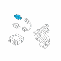 OEM Kia Soul EV Side Impact Sensor Assembly Diagram - 959203S000