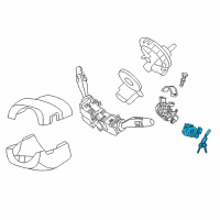 OEM 2017 Kia Sedona Ignition Lock Cylinder Diagram - 81900A9K00