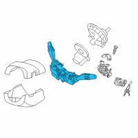 OEM Kia Switch Assembly-Multifunction Diagram - 93400A9550