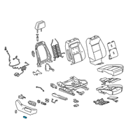 OEM 2019 GMC Sierra 1500 Slide Knob Diagram - 84253902