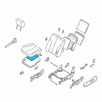 OEM Nissan Altima Heater Unit-Front Seat Cushion Diagram - 87335-8J171