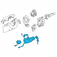 OEM 2020 Nissan NV200 Lock Steering Diagram - D8700-3LM0A