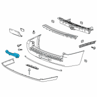 OEM 2015 Cadillac Escalade ESV Reflector Diagram - 84240626