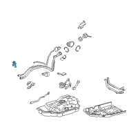 OEM Lexus Clamp, Fuel Filler Pipe Diagram - 77281-48040