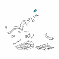 OEM 2011 Toyota Highlander Release Cable Diagram - 77037-33020