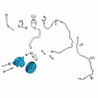 OEM 2017 Ford Transit-150 Power Steering Pump Diagram - CC1Z-3A674-D