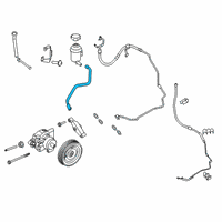 OEM 2015 Ford Transit-350 Power Steering Suction Hose Diagram - BK3Z-3691-A