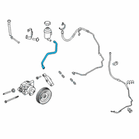 OEM 2016 Ford Transit-150 Power Steering Suction Hose Diagram - BK3Z-3691-A