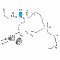 OEM Ford Transit-250 Power Steering Pump Reservoir Diagram - BK2Z-3E764-D