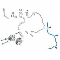 OEM 2016 Ford Transit-150 Return Hose Diagram - BK3Z-3A713-B