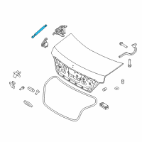 OEM Hyundai Equus LIFTER-Trunk Lid Diagram - 81771-3N001