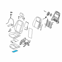OEM 2014 Ford Transit Connect Seat Cushion Heater Diagram - AM5Z-14D696-A