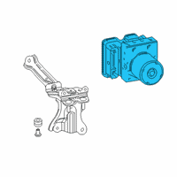 OEM 2022 Lexus UX200 ACTUATOR Assembly, Brake Diagram - 44050-76011