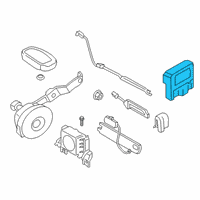 OEM 2020 Hyundai Kona Electric MODULE ASSY-SMART KEY Diagram - 95480-K4052