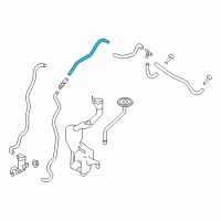 OEM 2013 Honda CR-Z Tube (400MM) Diagram - 76838-TM0-T01