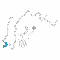 OEM Honda Insight Pump Set, Washer Diagram - 76846-TK6-A02