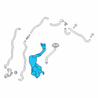 OEM 2013 Honda CR-Z Tank Set, Washer (2.5L) (Coo) Diagram - 76841-SZT-305