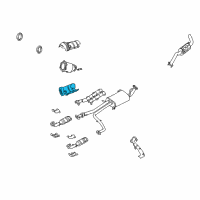 OEM 2002 Infiniti QX4 Shelter Diagram - 20853-4W015
