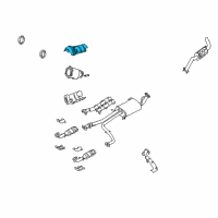 OEM 2002 Infiniti QX4 Shelter Diagram - 20853-4W00A